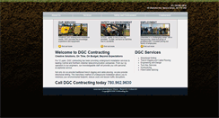 Desktop Screenshot of dgccontracting.ca