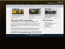 Tablet Screenshot of dgccontracting.ca